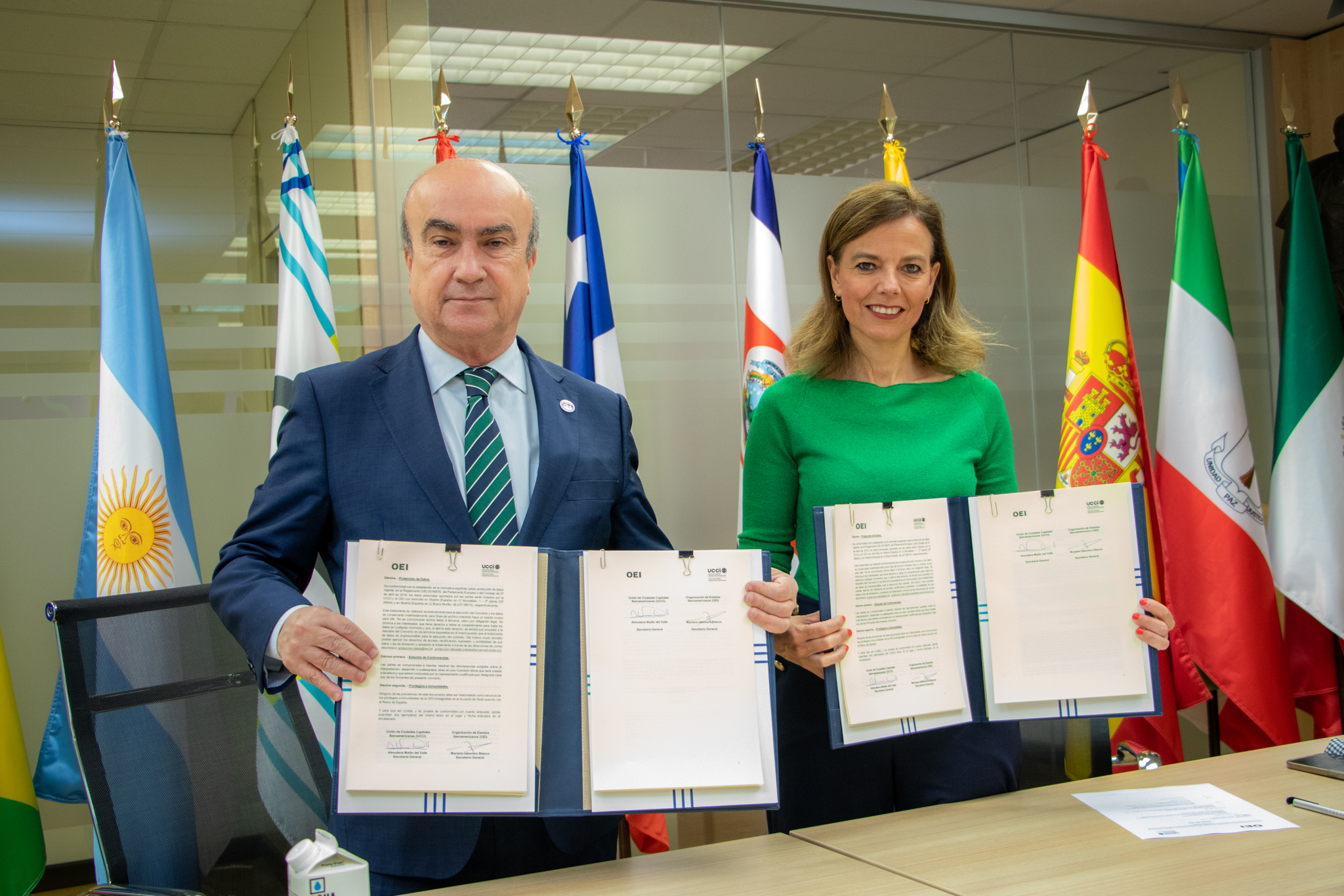 La OEI y la UCCI sellan un nuevo acuerdo para la elaboración de la guía «Ruta por el Madrid de los próceres de Iberoamérica»
