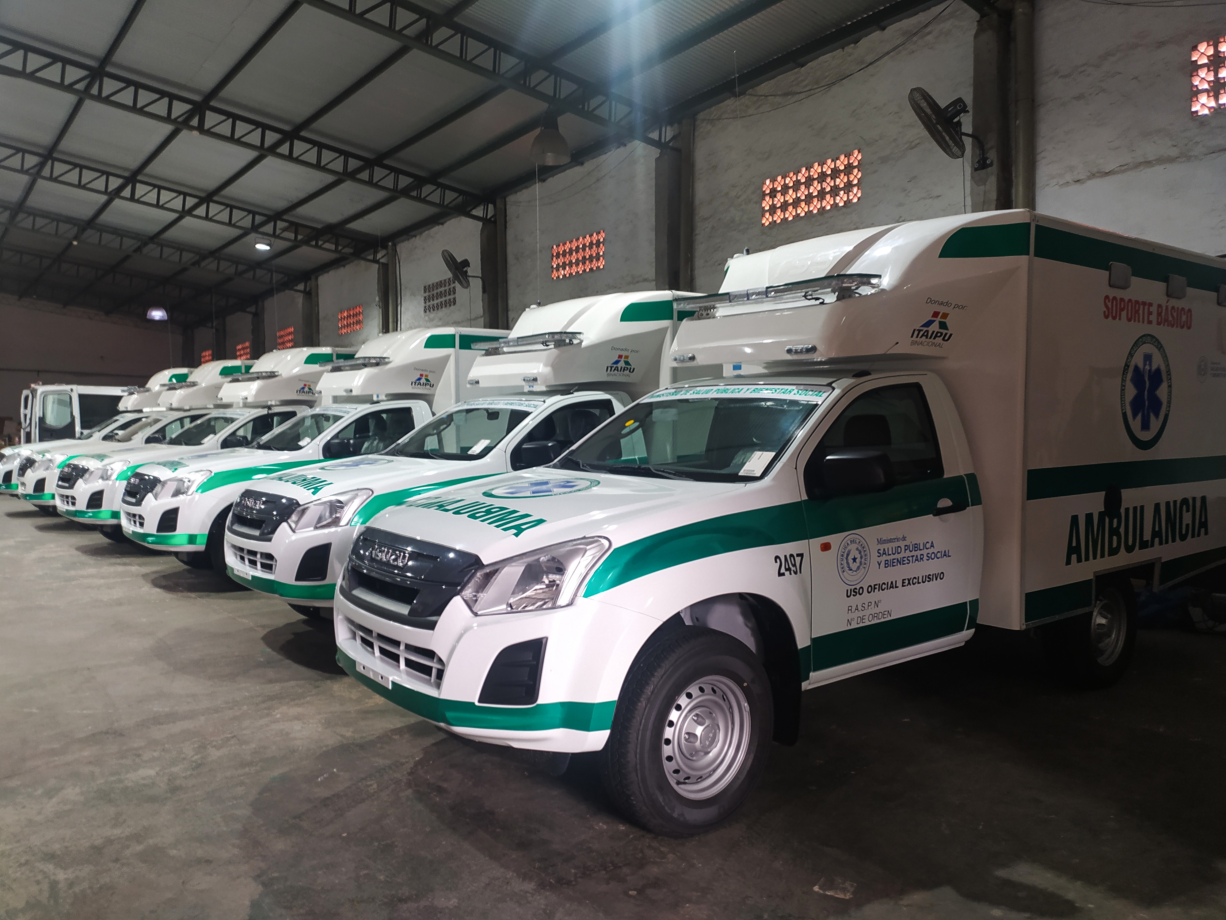 Con el objetivo de fortalecer la calidad del Sistema de Salud Paraguayo, OEI e ITAIPU entregan ambulancias al Ministerio de Salud Pública y Bienestar Social
