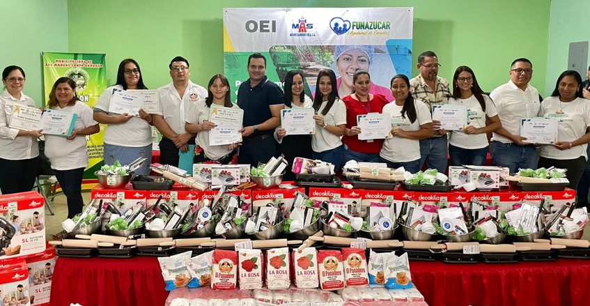 La OEI Honduras, Funazucar y Molino Harinero Sula concretan formación vocacional y empresarial para nuevos emprendedores en la zona 