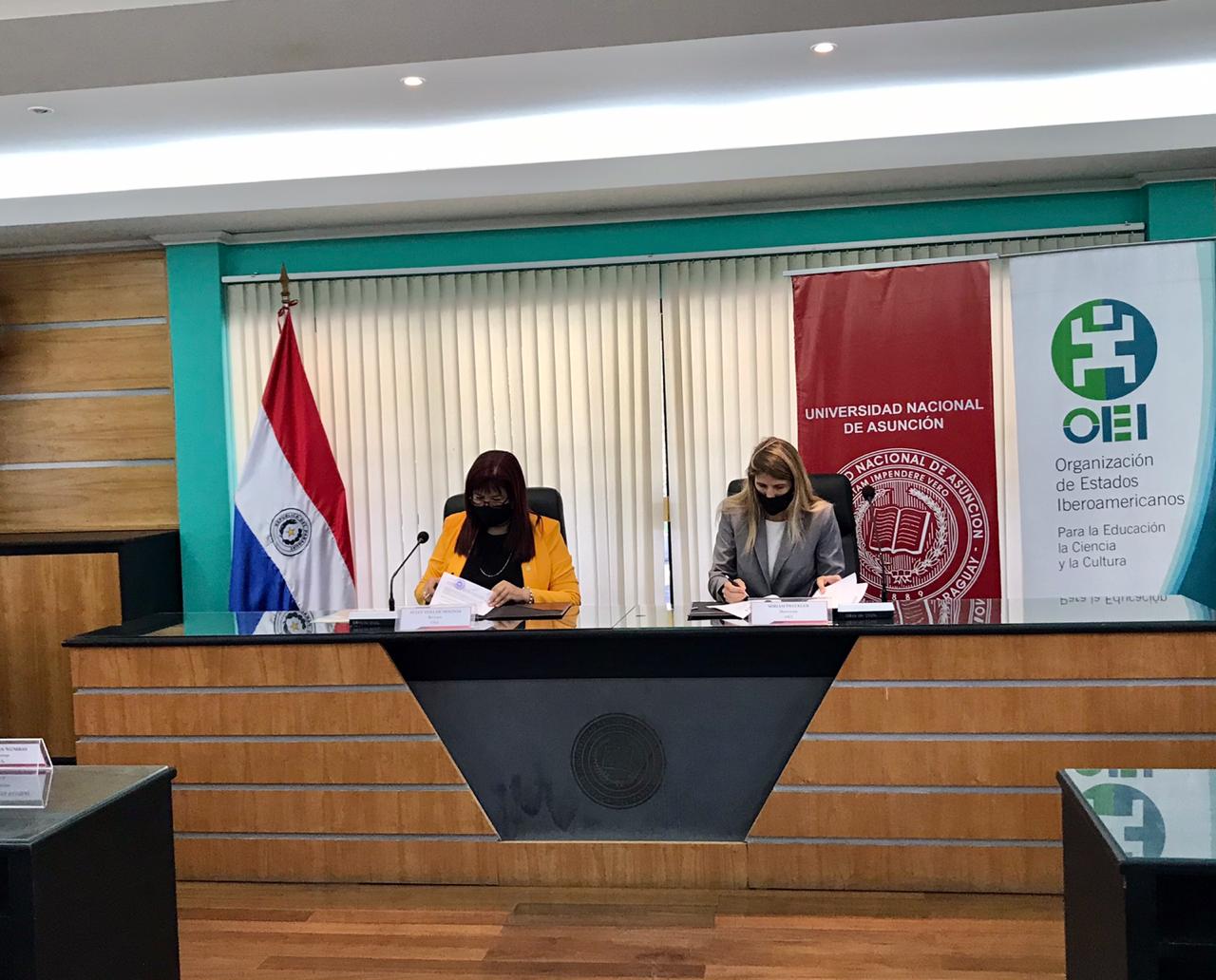La OEI firma convenio de cooperación interinstitucional con la Universidad Nacional de Asunción