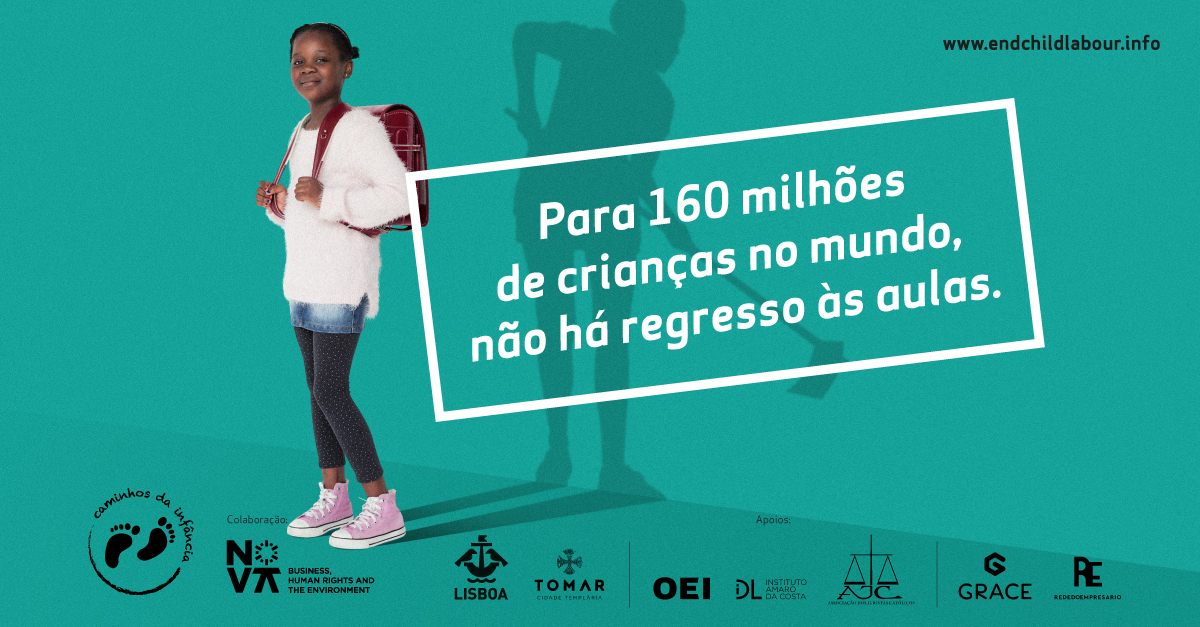 La OEI se une a la campaña de sensibilización sobre la erradicación del trabajo infantil de la asociación Caminhos da Infância