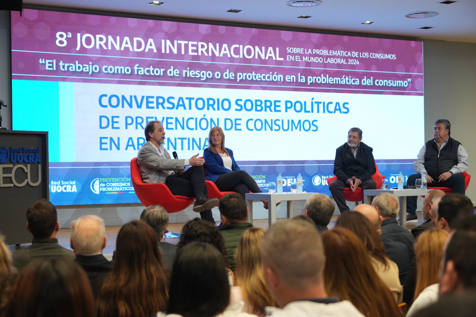 La OEI participó en la 8ª Jornada Internacional sobre Consumos Problemáticos en el Mundo Laboral organizada por la UOCRA