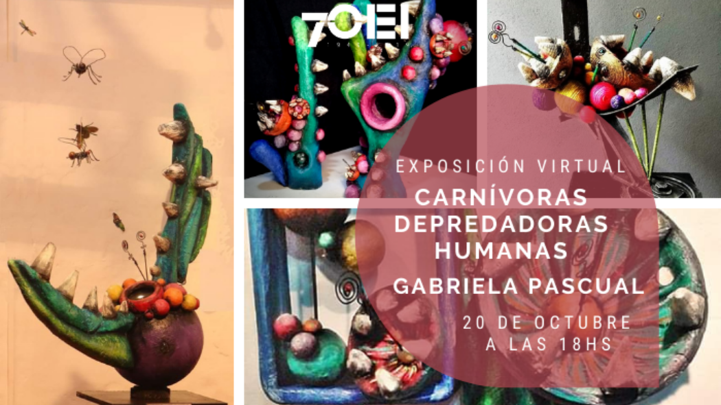 Exposición virtual "Carnívoras depredadoras humanas" de Gabriela Pascual
