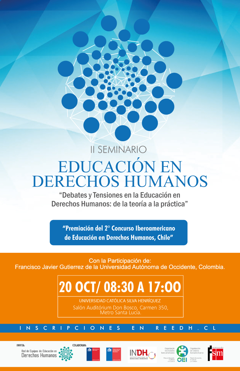Segunda versión del Seminario “Debate y tensiones en la educación en Derechos Humanos: De la teoría a la práctica”