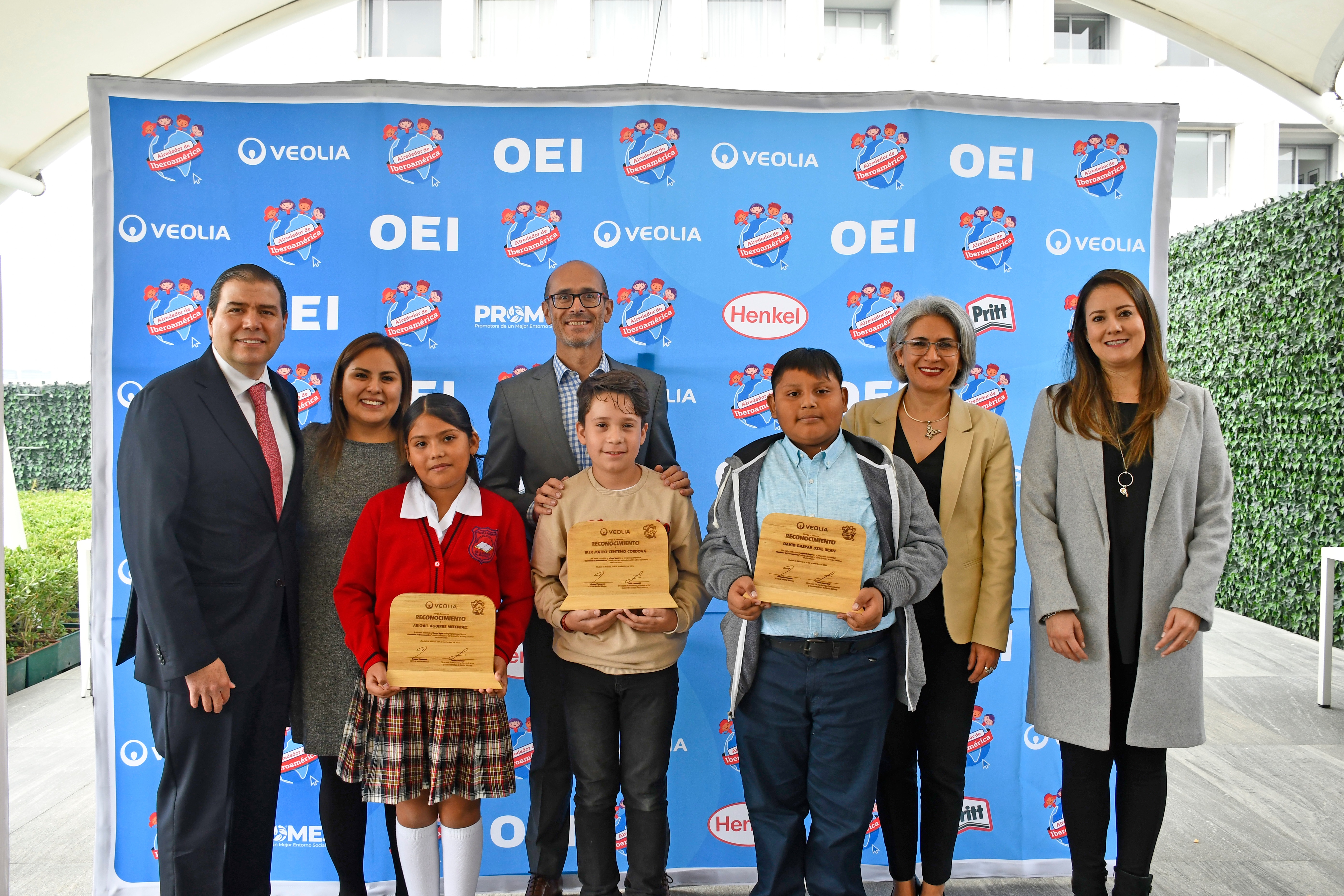 Veolia, OEI en México, la marca Pritt de Henkel y PROMESA premian a ganadoras de la iniciativa “Alrededor de Iberoamérica 2023”  