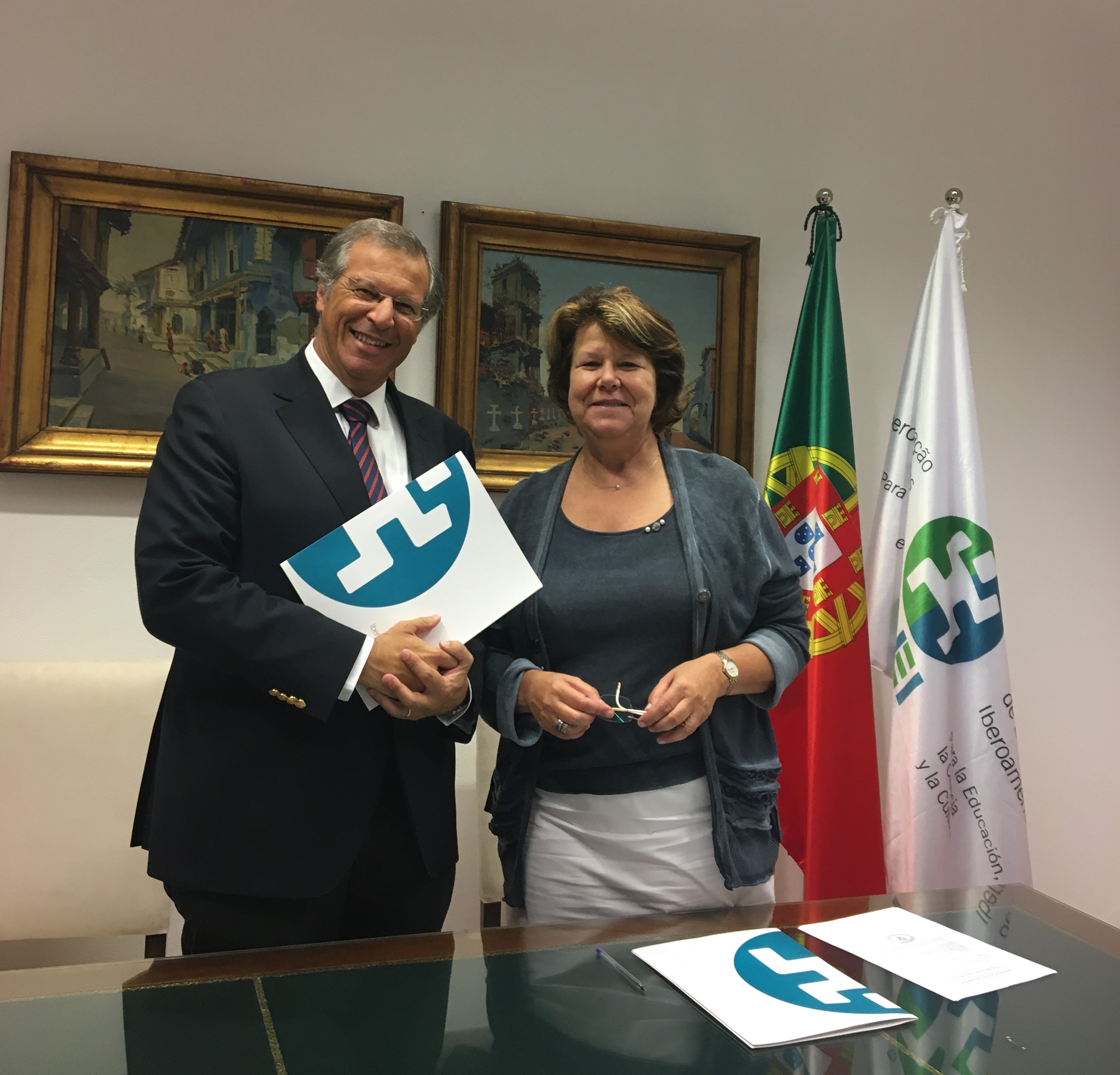 Assinatura de Protocolo de Colaboração entre a OEI e o IPAV – Instituto Padre António Vieira