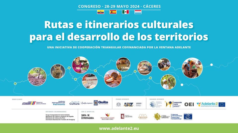 Un Congreso internacional sobre rutas e itinerarios culturales reúne en Cáceres a un centenar de participantes de Europa y América Latina