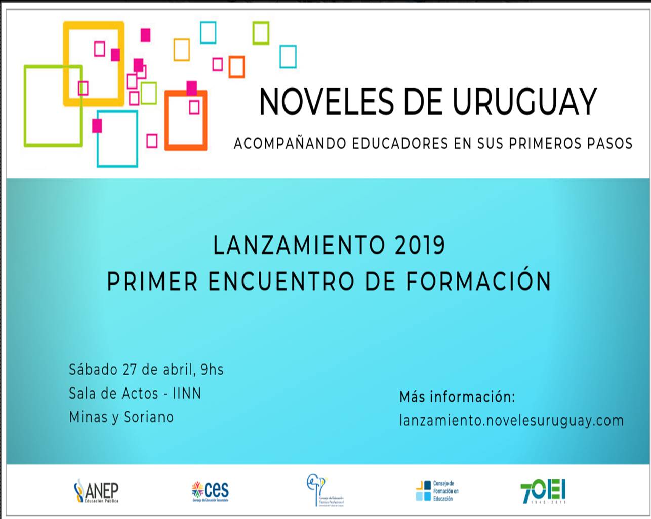 OEI y CFE presentaron el Proyecto Noveles de Uruguay 2019