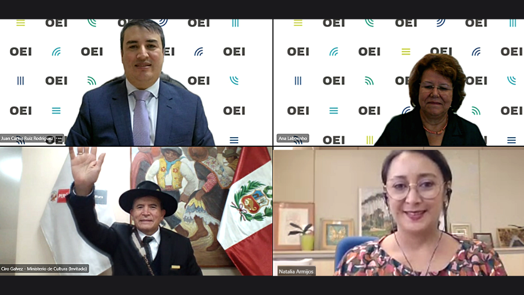 Ministro de Cultura del Perú y representantes de la OEI intercambian ideas para potenciar la cultura en el país