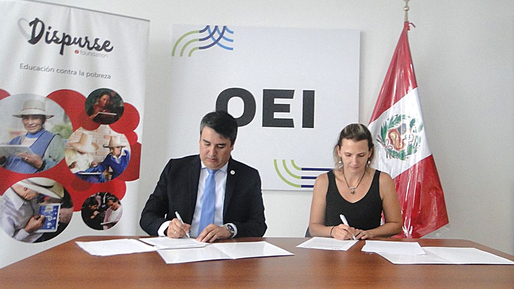 La OEI firma un convenio de colaboración con Fundación Dispurse