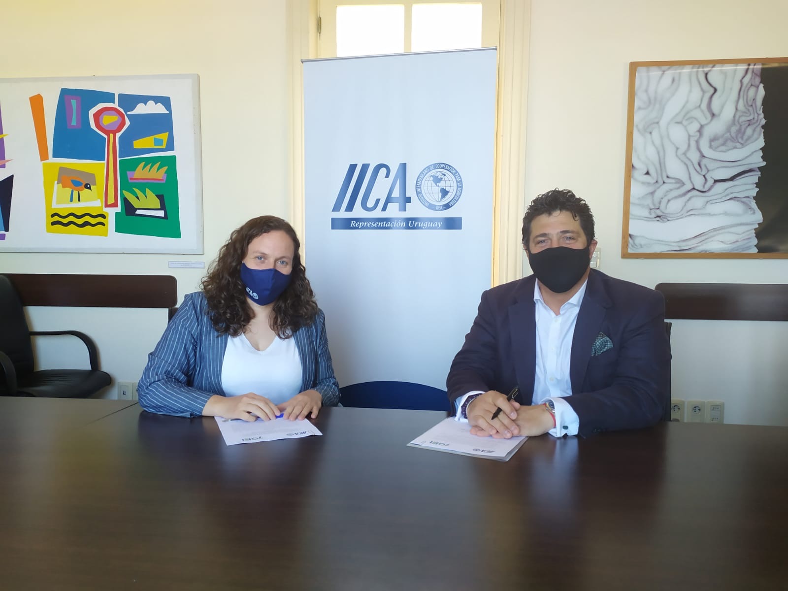 IICA y OEI firmaron un Convenio Marco de Cooperación