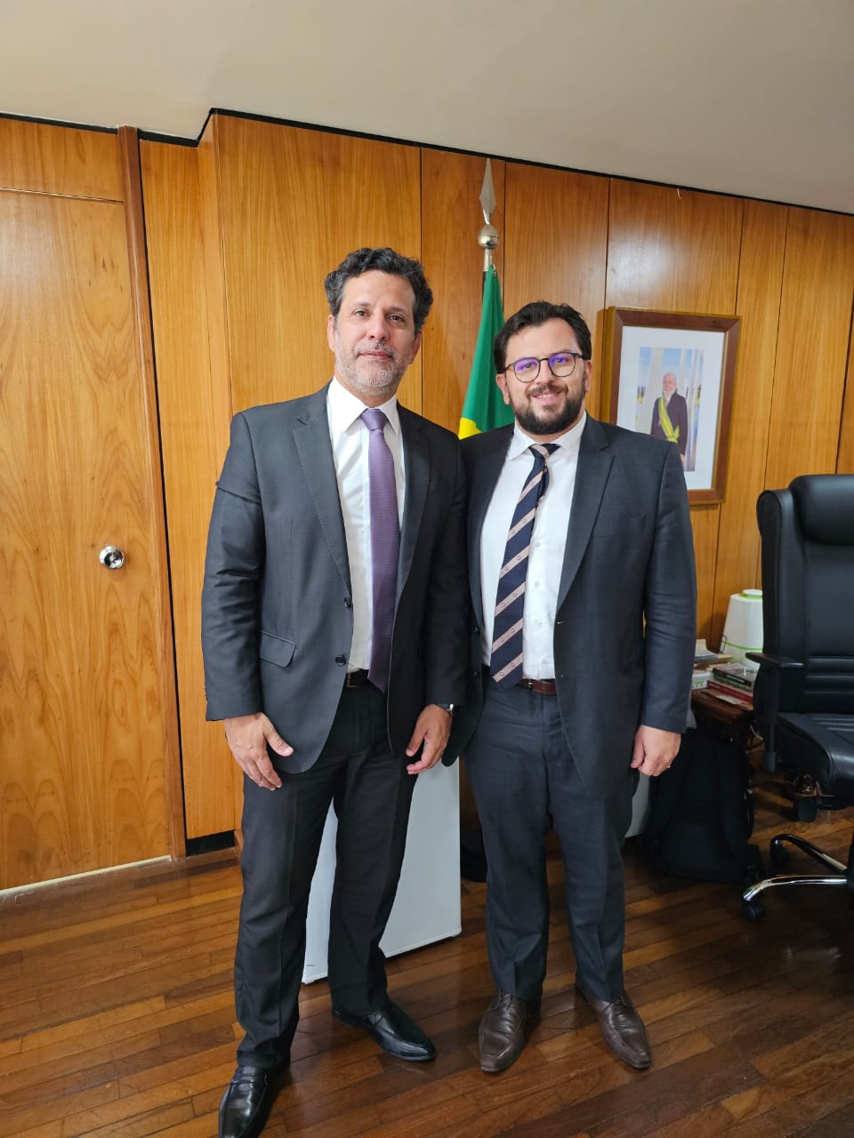 Barchini se reúne com chefe de gabinete do presidente do Brasil
