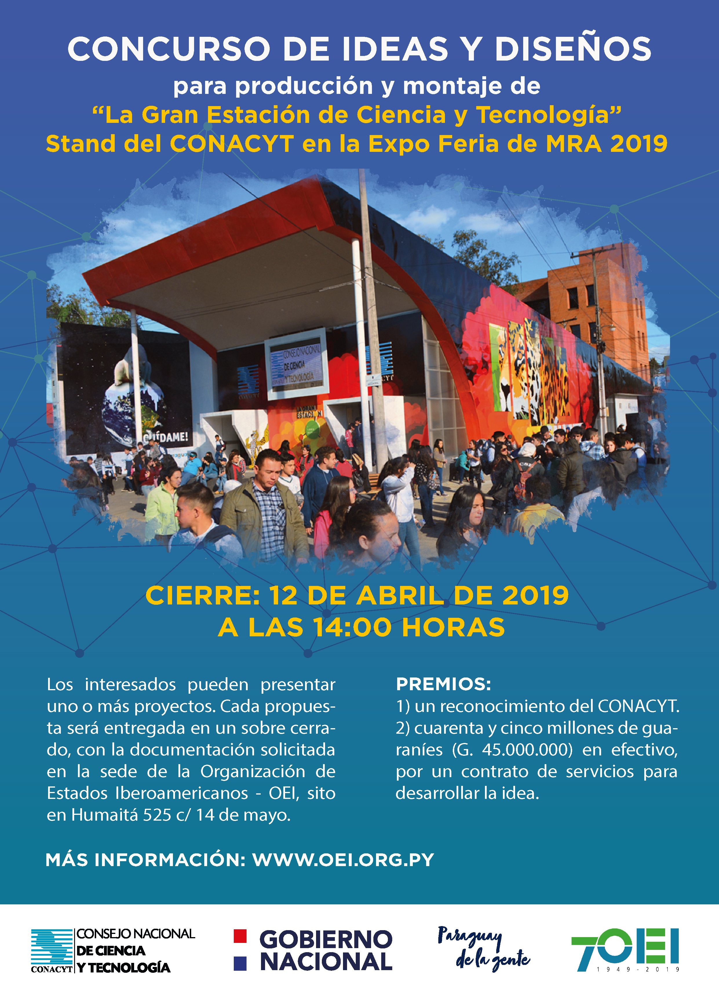 Concurso de Ideas y Diseños para el Stand del CONACYT en la Expo MRA 2019 – Ad Referéndum