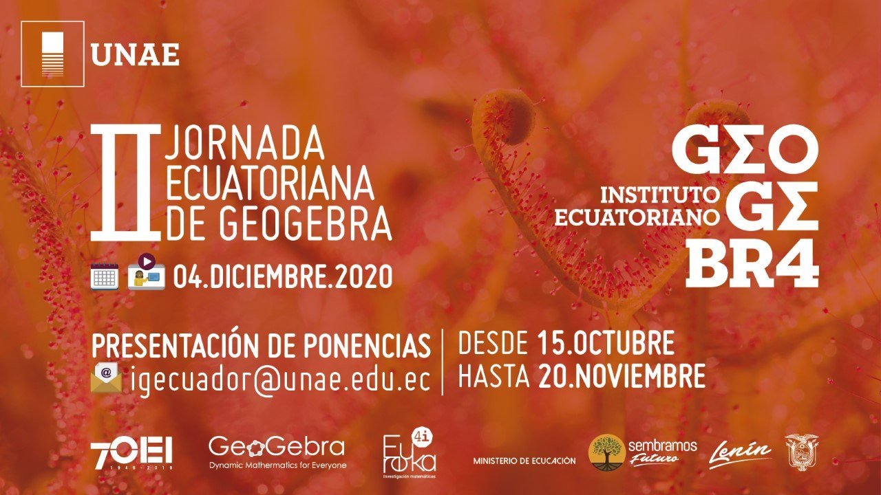 II Jornada Ecuatoriana de GeoGebra