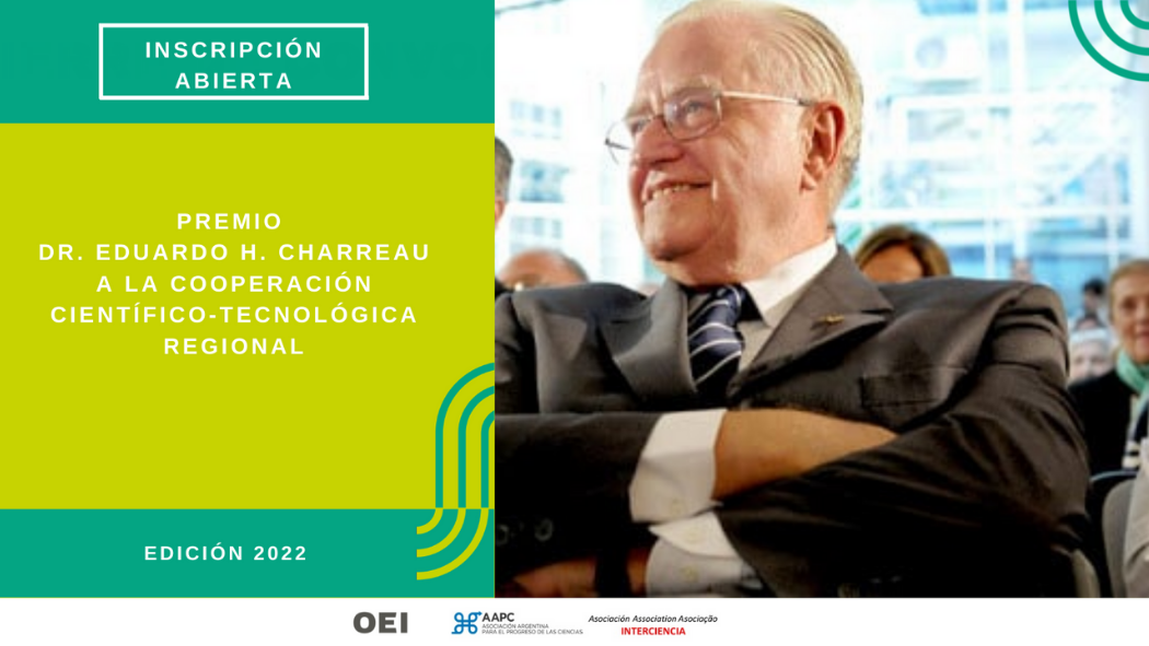 Está abierta la convocatoria al Premio Dr. Eduardo Charreau 2022