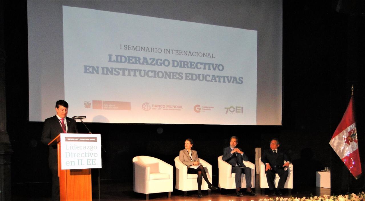 La OEI apuesta por el liderazgo directivo en un seminario en Perú