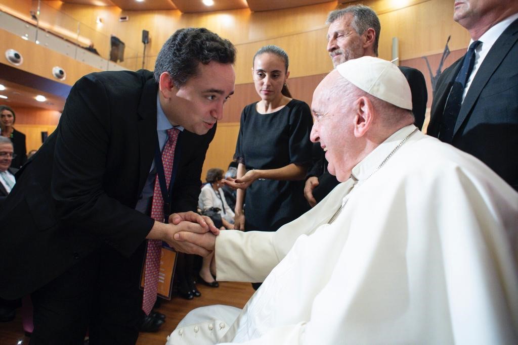 El papa Francisco recibe a expertos y autoridades en el Congreso Mundial de Ciudades Ecoeducativas