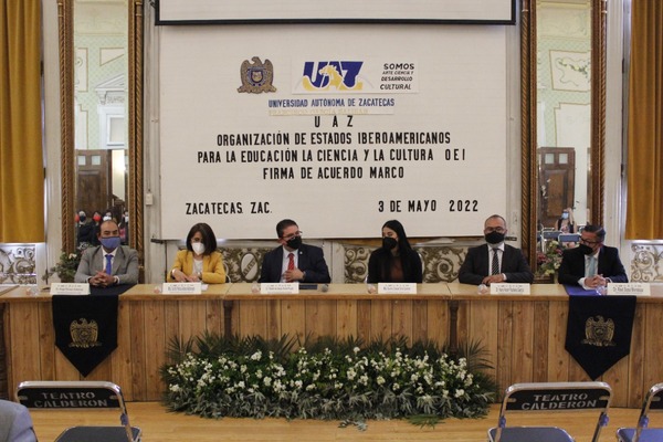 La UAZ y la OEI firman un convenio para estrechar lazos de cooperación
