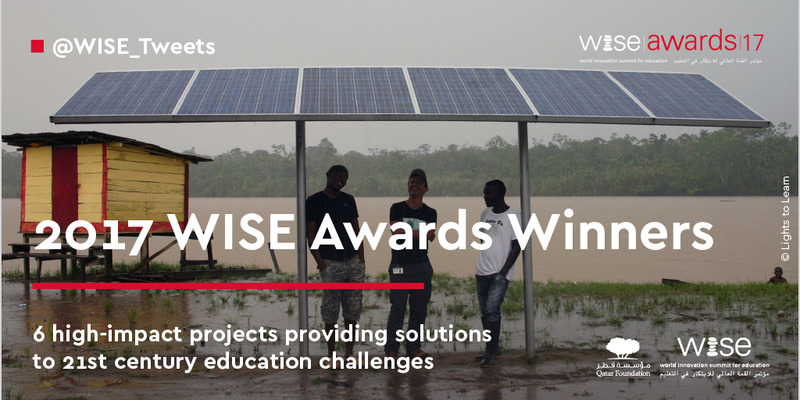 Luces para aprender de la OEI galardonado en los Premios WISE 2017