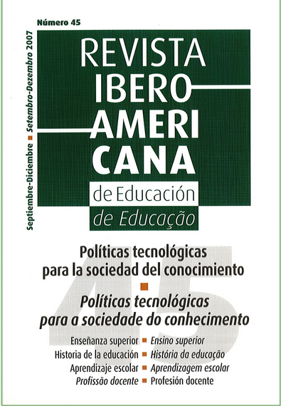 Revista Ibero-Americana de Educação: Políticas tecnológicas para a sociedade do conhecimento 