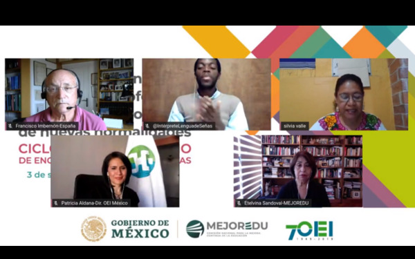 Mejoredu y OEI México inauguramos el ciclo iberoamericano sobre formación continua y desarrollo profesional docente