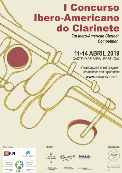 Estão abertas as inscrições para o 1º Concurso Ibero-Americano do Clarinete