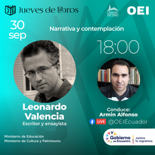 La narrativa y creatividad de Leonardo Valencia en el Jueves de Libros