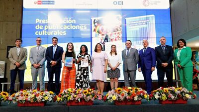 Publicaciones culturales de la OEI fueron presentadas en el Ministerio de Cultura del Perú
