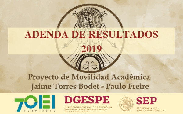 Adenda de Resultados de la Convocatoria de Movilidad Iberoamericana “Jaime Torres Bodet – Paulo Freire 2019”