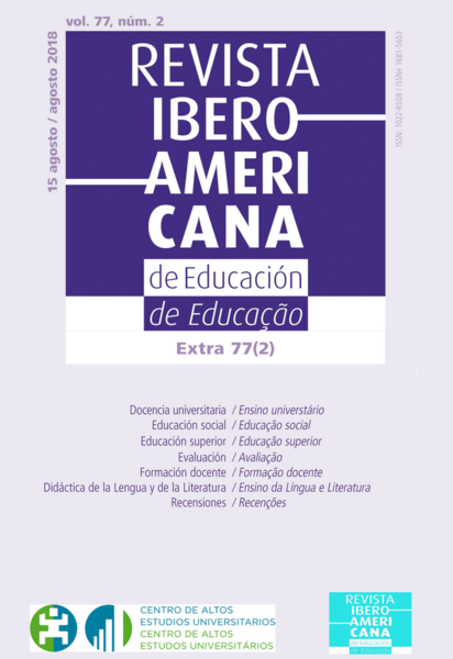 Revista Iberoamericana de Educación: Calidad de la formación docente: propuestas evaluativas innovadoras. Nº Especial