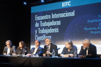 La OEI Argentina participó del Primer Encuentro Internacional de Trabajadoras y Trabajadores Científicos 