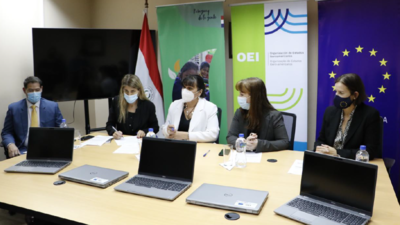 La OEI y la Unión Europea hacen entrega de equipos informáticos al MEC en el marco del Proyecto Impulsando la Educación