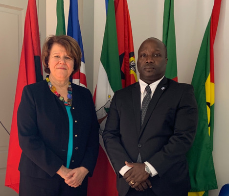 Diretora da OEI em Portugal reúne-se com Diretor Executivo do IILP em Cabo Verde