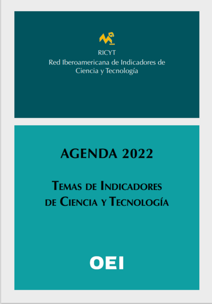 RICYT: agenda 2022, temas de indicadores de ciencia y tecnología