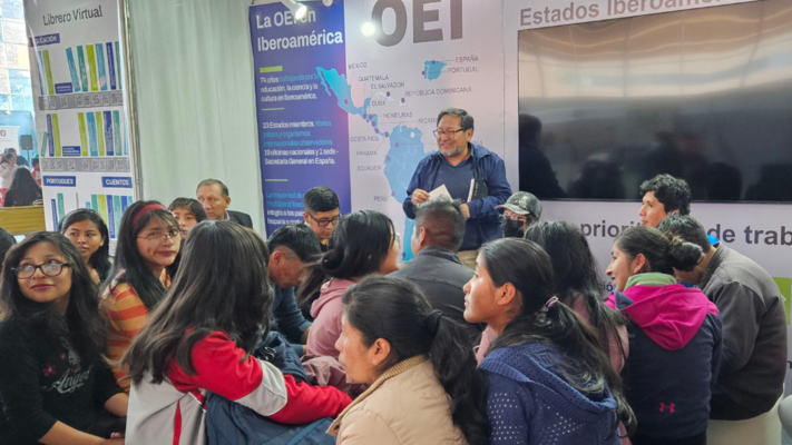La OEI Bolivia promueve la lectura en la Feria Internacional del Libro 2023 