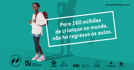 campanha de sensibilização para eliminação do trabalho infantil