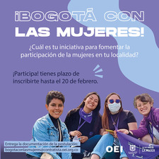 Bogotá apuesta por el fortalecimiento de organizaciones, redes y grupos de mujeres