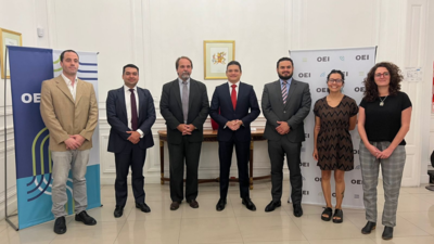 El Ministro colombiano de Ciencia, Tecnología e Innovación y autoridades de OEI Colombia visitaron OEI Argentina