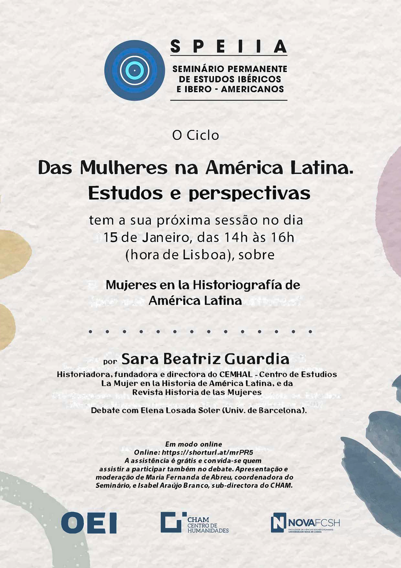 Ciclo de Conferencias De la Mujer en Latinoamérica. Estudios y perspectivas.
