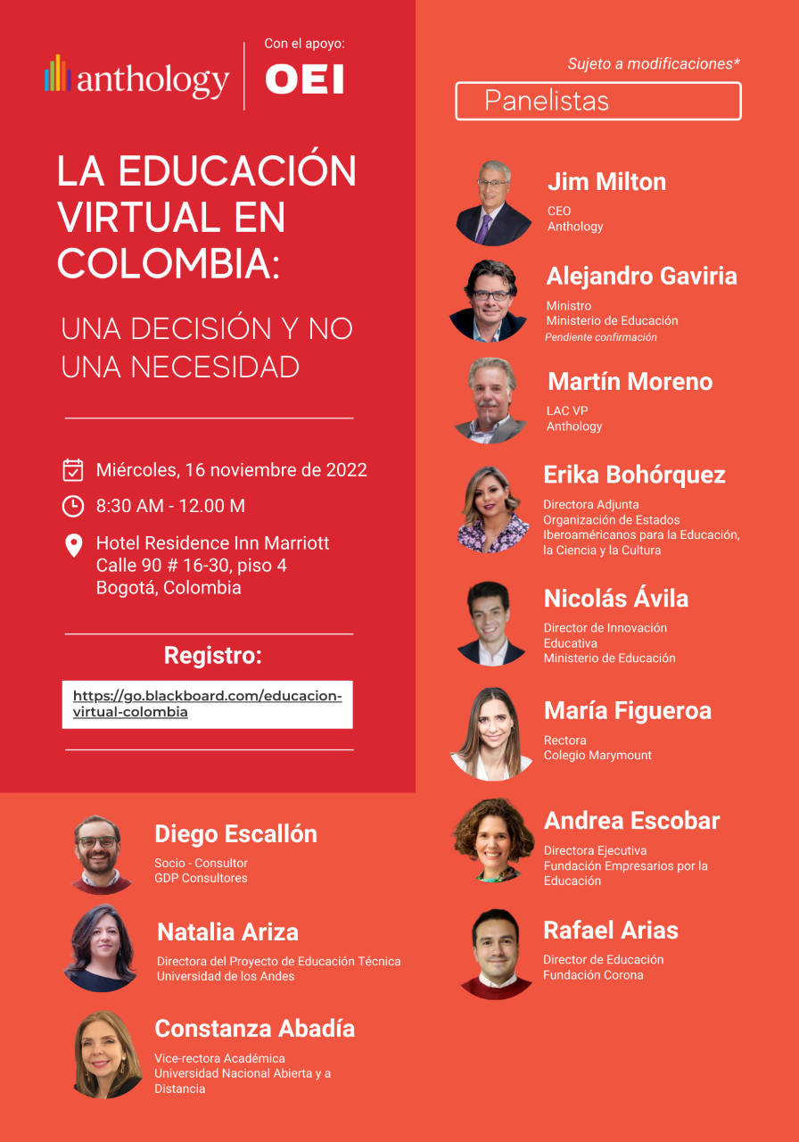 Conferencia "La educación virtual en Colombia: una decisión y no una necesidad”