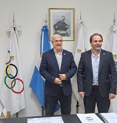 Encuentro entre el presidente del Comité Olímpico Argentino y el director de la OEI Argentina 