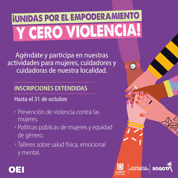 Abiertas las inscripciones para participar en los Talleres de Mujeres Víctimas de Violencia, Cuidadores y Cuidadoras