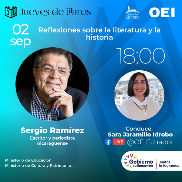 Jueves de Libros presenta: Reflexiones sobre la literatura y la historia con Sergio Ramírez