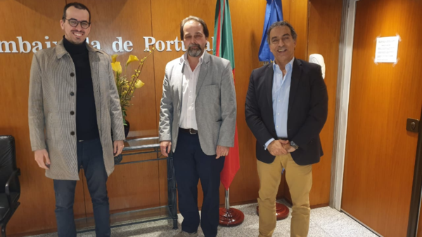 Reunión entre el Embajador de Portugal y el Director de la OEI Argentina, Luis Scasso