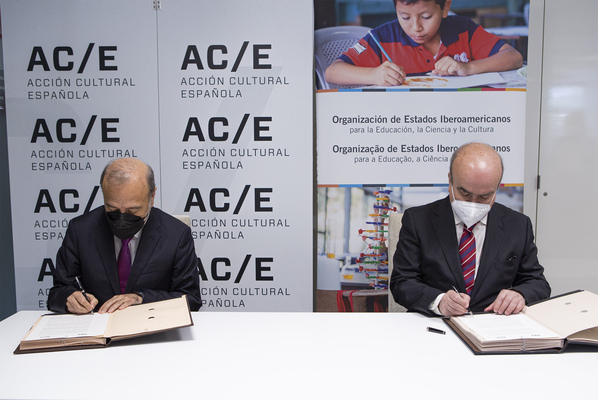 La OEI y Acción Cultural Española firman un convenio de colaboración a favor de la cultura iberoamericana