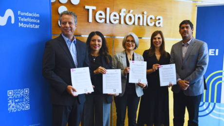 Firma de convenio OEI en México - Fundación Telefónica Movistar México