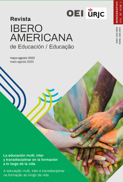 Revista Iberoamericana de Educación.  La educación multi, inter y transdisciplinar en la formación a lo largo de la vida