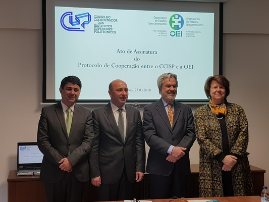 Secretário-Geral da OEI Visita Portugal e Assina Protocolo com Politécnicos para reforçar língua portuguesa no espaço ibero-americano