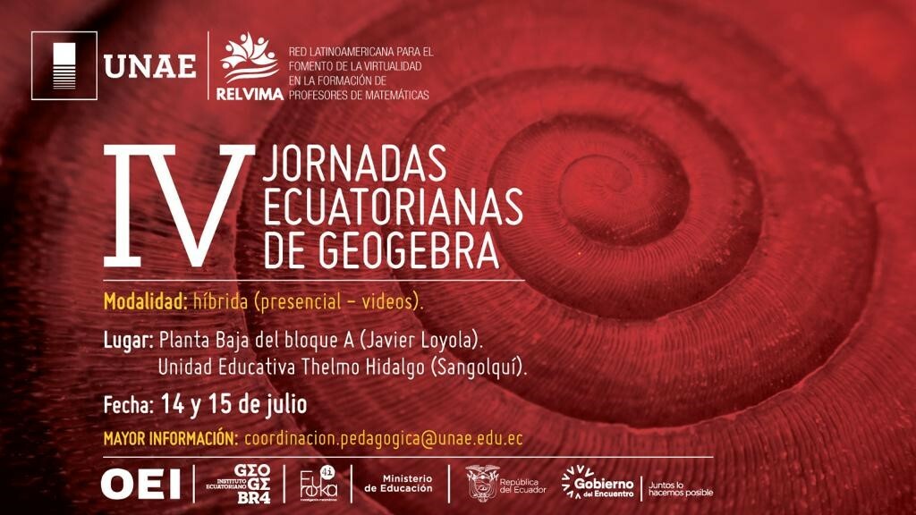 IV Jornadas Ecuatorianas de GeoGebra 