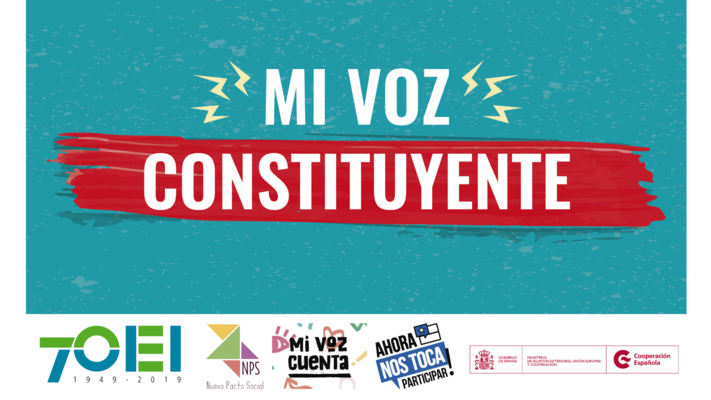 OEI, Mi Voz Cuenta y Nuevo Pacto Social lanzan ciclo de foros «Mi Voz Constituyente»; para jóvenes entre 14 y 17 años